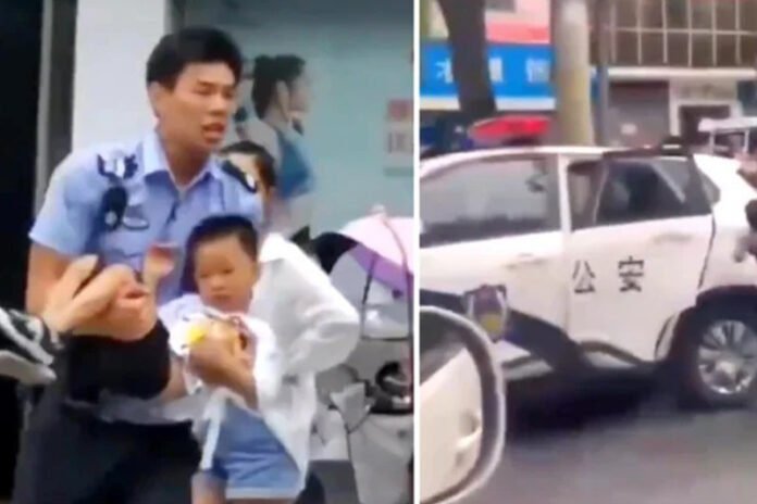 Image showing families and communities affected by the China kindergarten stabbing