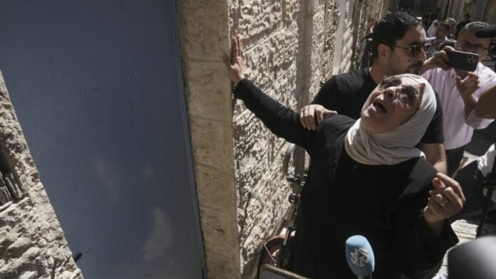 Nora Ghaith-Sub Laban Being Evicted By Jewish Settlers Nora Ghaith-Sub Laban Being Evicted By Jewish Settlers
