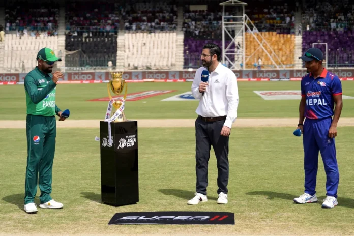 Babar Azam won the toss in the opening game of the Asia cup and elected to bat