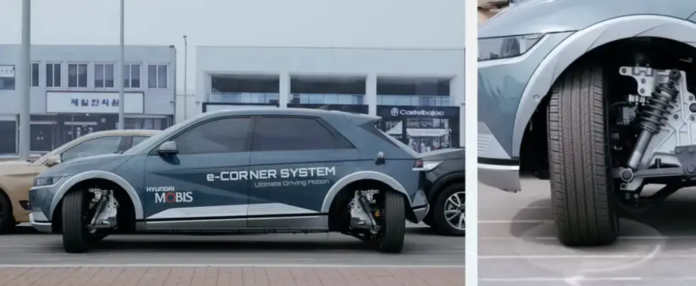 Hyundai's 90-Degree Tire Movement Technology in Action