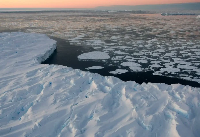Antarctic sea ice melts to an all-time record