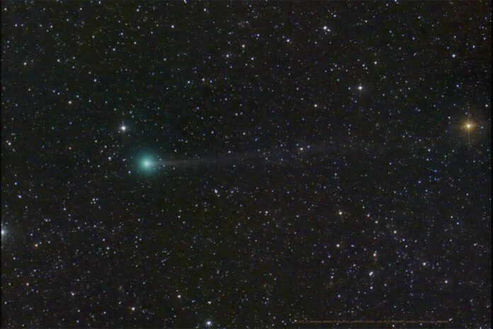 Soon the Comet Nishimura will pass by the planet Earth
