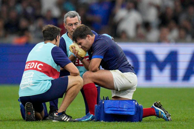 Rugby RWC France Namibia France's captain fractures his cheekbone in the Rugby World Cup