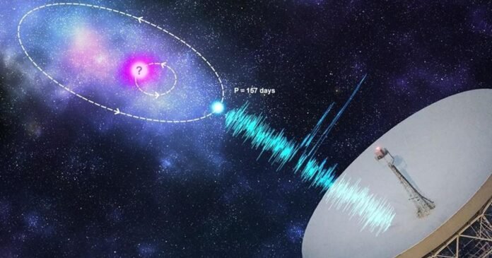 Scientists detect radio explosion that is eight billion years old