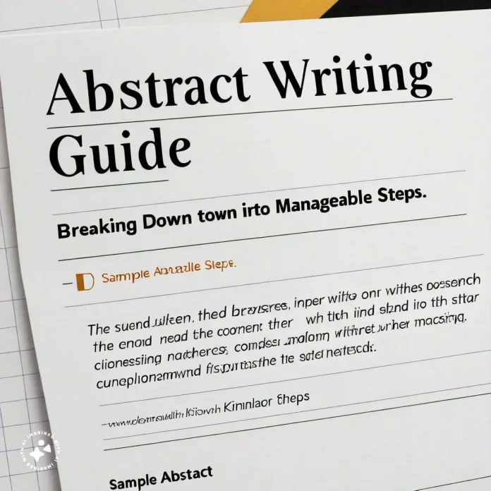 How to write an abstract